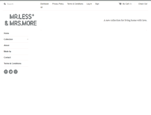 Tablet Screenshot of mrless-mrsmore.com